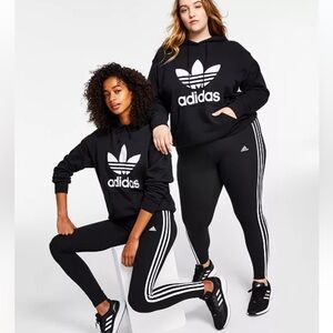 Adidas Women’s Essentials 3-Stripe Cotton Leggings